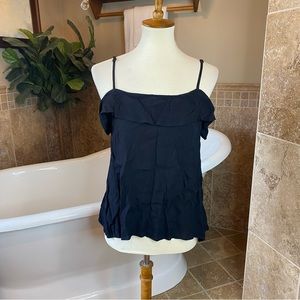 NSR black blouse cold shoulder size medium